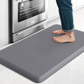 TranquilRelax Kitchen Mat, Cushioned Thick Floor Comfort Mat, with Non-Slip Bottom, Waterproof & Stain Resistant & Easy Clean, Standing Desk Mat for Kitchen, Sink, Office (17.3''x28'', Grey)