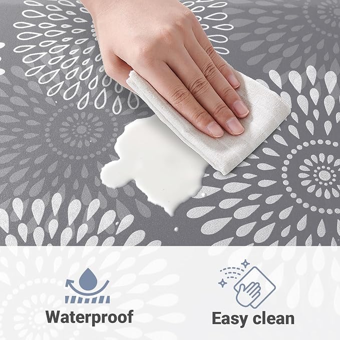 LuxStep Kitchen Mat Waterproof Kitchen Rugs for Floor Cushioned Anti-Fatigue Mat Non-Slip Standing Desk Mat Comfort Floor Mats for House Sink Office 17.3" x 28" Grey