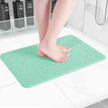 Hargiis Non-Slip Bathtub Mat, Anti Slip Shower Mat, Fast Drying Bathtub Mats, Foot Scrubber Mat, Anti Slip Mat for Tub, Floor, Bathroom, Kitchen, Home, Hotel (Light Green 24"×16")