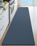 DEXI Kitchen Floor Mats Cushioned Anti Fatigue,17x79,Long Standing Runner Rug Waterproof, Comfort Memory Foam Padded for Front Sink Laundry, Navy