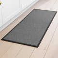 SUMLANS Kitchen Mat 1 PCS, Cushioned Non Slip Rugs for Kitchen Floor, Absorbent Runner Comfort Standing Mats Washable for Kitchen, Office, Home (Black, 17.3"x60")