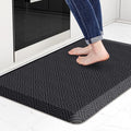 Mattitude 4/5 Inch Thick Kitchen Mat Cushioned Anti-Fatigue Floor Mat Water Resistant Non-Slip Mats and Rugs Standing and Comfort Desk Mats for House Sink Office Laundry (Black, 20"x32")
