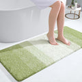 OLANLY Bathroom Runner Rugs Mat 47x20, Extra Soft Absorbent Microfiber Bath Rugs, Rubber Backing, Quick Dry, Long Bath Mats for Bathroom, Tub and Shower, Home Decor Accessories, Mustard Yellow