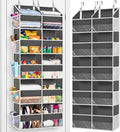 Over the Door Organizer 5 Tiers, Extra Large Behind Door Storage of 10 Compartments, 80 lbs Weight Capacity Over Door Organizer, Door Hanging Organizer for Closet, Diaper Organizer, Room storage