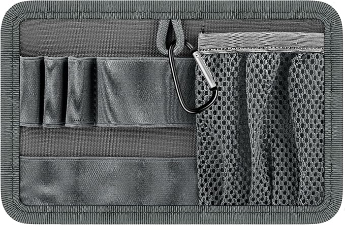 bvya Tactical Bag Insert Modular Panel Organizer Utility Admin Pouch Hook Fasteners for Gadgets