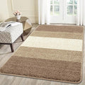Kitinjoy Indoor Outdoor Door Mat, 59x36 Non-Slip Absorbent Dirt Trapper, Low-Profile Washable Inside Entrance Front Floor Mat, Sturdy Soft Entry Doormats for Entryway, Khaki