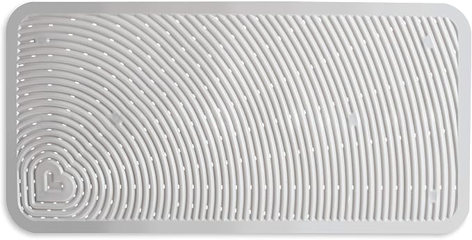 Munchkin Soft Spot Baby Bath Mat for Tub, Cushioned Bathtub Mat for Toddlers and Kids, 36"x17", Grey