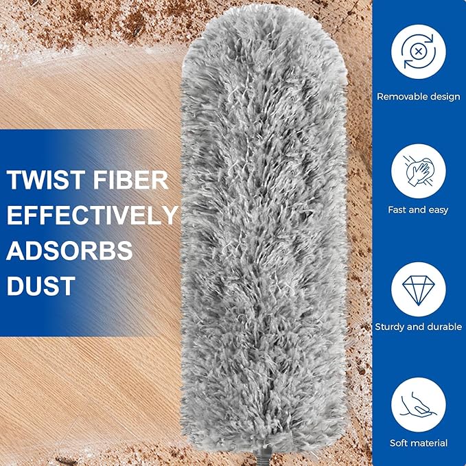 AURUZA Cleaning Duster for Cleaning Retractable Gap Dust Cleaner Cleaning Tools,3PCS Duster Kits