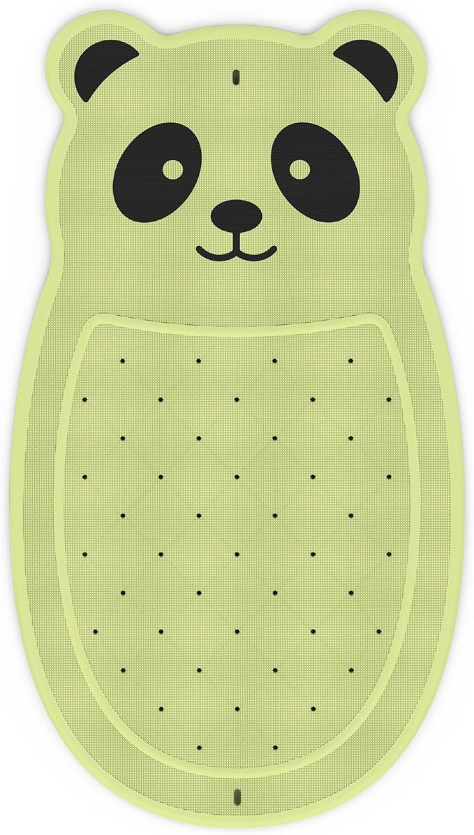 Safe Bath Solution, Bathtub Mat Non Slip for Babies, Toddlers, Kids & Pets, Natural Rubber BPA-Free Low Odor Safer Than PVC, Machine Washable, Suitable for Bathroom, Garden, and Hotel Tubs, Green