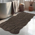 BSICPRO Large Bathroom Rugs Runner, 22x47 Inches Long Bath Mats Non Slip, Soft Absorbent and Quick Dry Microfiber Bath Rugs for Bathroom Decor, Machine Washable (Latte)
