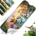 XIYUNTE Upgrade Baby Bath Mat Non Slip - 40"x16" Extra Long Kids Bath Mat for Tub Non Slip Bathtub Mat Eco-Friendly Toddler Bath Mats with Suction Cups, Machine Washable and No Fading, Animal Dusk