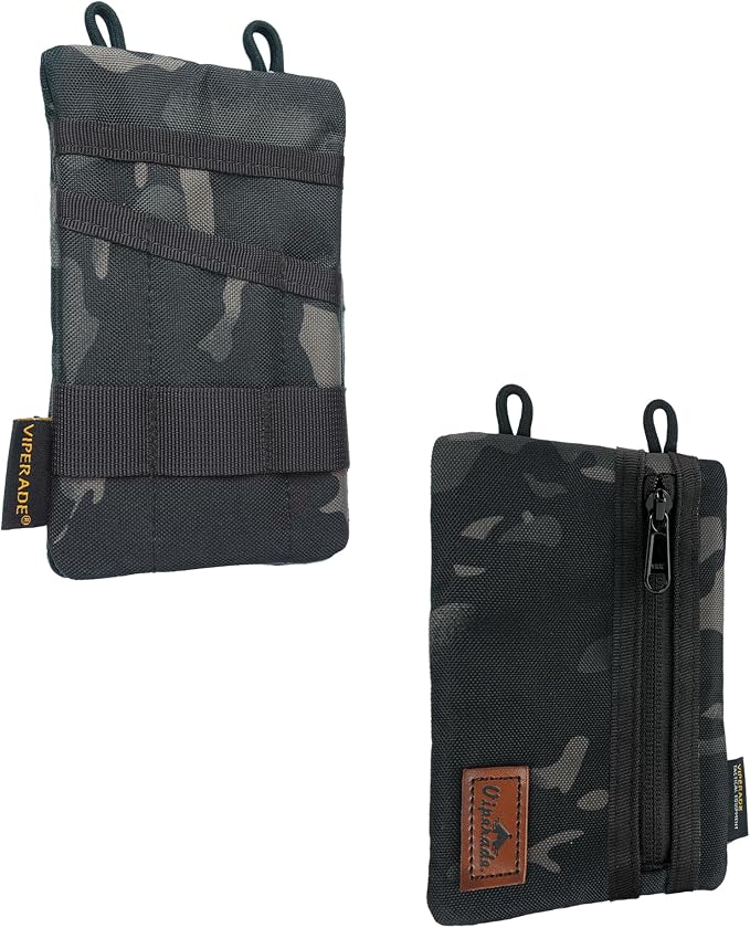 VIPERADE VE1 Pocket Organizer, EDC Pouch for Men, EDC Organizer Storage EDC Gears, Multitool Pocket Pouch Hold Your Flashlight/Pocket Knife, Pen, Notebook
