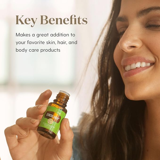 Young Living Stress Away Essential Oil Blend | 5 ml | Sweet Lime & Vanilla Aromatherapy Oil for Diffusers, Massage & DIY Blends | Relaxing Fragrance for Home, Office & Everyday Aromatic Use