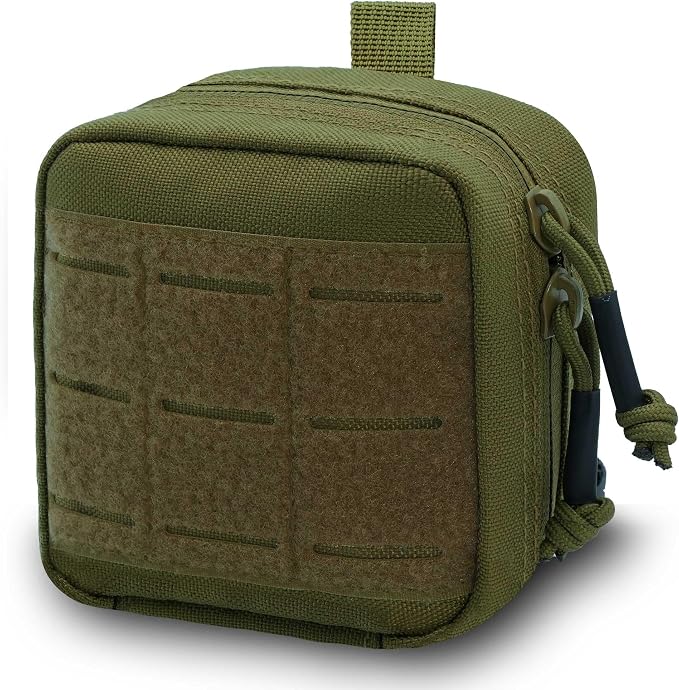 2 Pack Small Admin Pouch, 1000D Tactical Molle Mini Tool EDC Waist Belt Pouches Bag for Vest Backpack