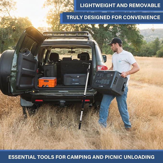 Cargo Grabber for Truck Bed Long Handle, Truck Grabber Reach Retriever Tool 34-73.5 inch Sturdy Bed Buddy Truck Tool with Two Replacement Hooks Essential Truck Van RVs Tools Convenient and Efficient