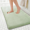 MINIDEAR Bathroom Rugs 44x24 Sage Green - Thick Memory Foam Bath Mat, Ultra Soft & Plush Fluffy, Non-Slip, Quick Dry, Absorbent Washable Floor Microfiber Mat for Tub, Home Decor Accessories