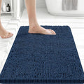 Bcoimo Bathroom Rugs 24x17, Bath Mats for Bathroom Non Slip with Rubber Backing,High Absorbent Microfiber Bath Rugs Quick Drying, Machine Washable, Durable Decor