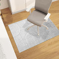 Office Chair Mat for Hardwood Floor, 48"x36" Easy Glide Computer Desk Mat Protector for Rolling Chair Under Desk Rug Nonslip Backing, Machine Wash (Modern)