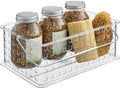 iDesign Large Stackable Shower Caddy Basket for Bathroom or College Dorm, Clear, Made in USA