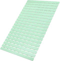 MBOSS Bath Tub Shower Mat Non Slip Bathtub Mats for Bathroom Shower Floor Mat Bath Mats for Shower Tub Anti Slip Shower Mat with Drain Hole and Large Suction Cups (Mint Green, 27.5 X 15.7 Inch)