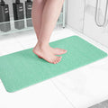 Hargiis Non-Slip Bathtub Mat, Anti Slip Shower Mat, Fast Drying Bathtub Mats, Foot Scrubber Mat, Anti Slip Mat for Tub, Floor, Bathroom, Kitchen, Home, Hotel (Light Green 40"×16")