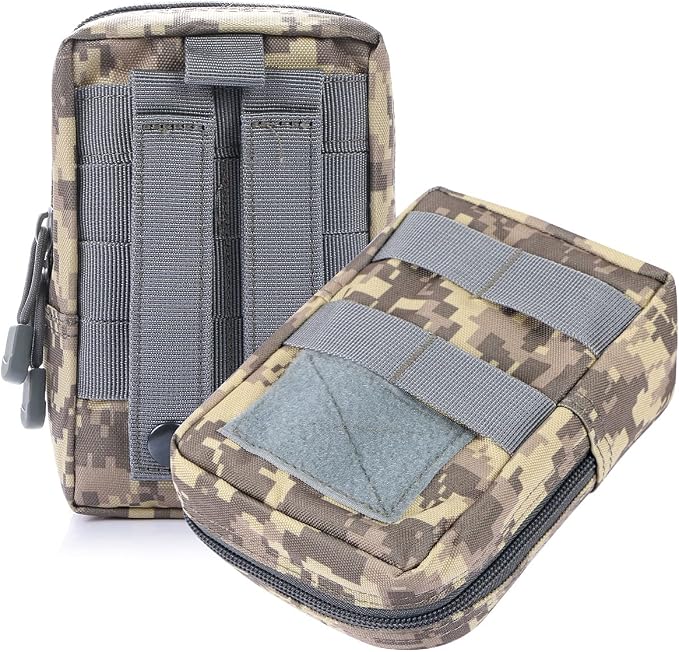 4-Pack Molle Pouch Tactical Molle Pouches Compact Utility EDC Waist Bag Pack