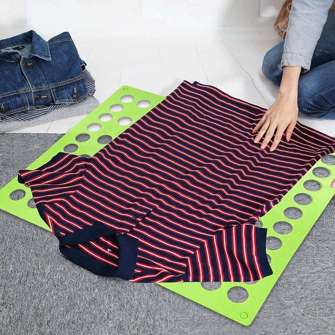 Clothes Folding Board, T-Shirt Folder, Fast Foldable Household Liner Sorter, Home Storage Tool, Laundry Sorter Helper Liner for Dorm Travel Hotel