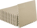 ProsourceFit Exercise Puzzle Mat 1/2-inch, EVA Interlocking Foam Floor Tiles for Home Gym, Workout Equipment, Kids Play Areas, Beige, 72 Sq Ft - 18 Tiles