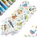 XIYUNTE Baby Bath Mat for Tub Non Slip Kids, BPA Free Extra Long Bathtub Mat 40x16 with Drain Holes and 200 Suction Cups, Non Toxic Machine Washable Toddler Bath Mat, Eco-Friendly Certified