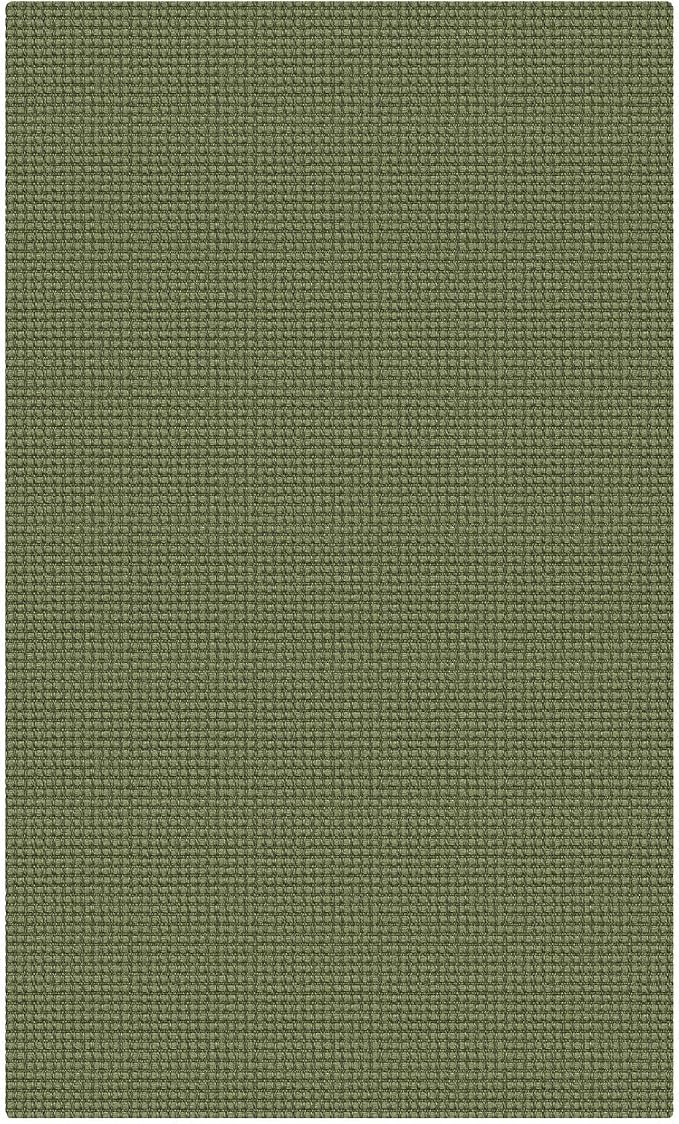 KOZYFLY Rugs for Entryway 3x5 ft Washable Area Rug Non Slip Rubber Backed Entry Rug Woven Indoor Door Mat Cotton Kitchen Rugs for Entryway, Foyer, Backdoor, Olive Green/Earthy Green