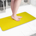 Hargiis Non-Slip Bathtub Mat, Anti Slip Shower Mat, Fast Drying Bathtub Mats, Foot Scrubber Mat, Anti Slip Mat for Tub, Floor, Bathroom, Kitchen, Home, Hotel (Yellow 36"×24")