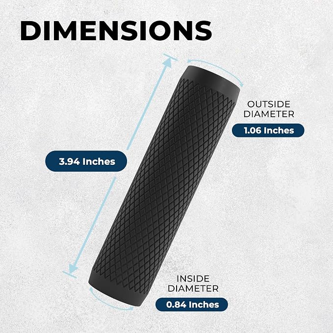 HammerHead Showers® Shark Skin Grip Compatible for HammerHead Showers 1-Spray Handheld Shower Head – Slip-Free Grip for Handheld Shower Head for Elderly or Kids – Handshower Silicone Grip