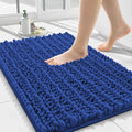 Smiry Bathroom Rugs Mat 24x16, Extra Soft Absorbent Chenille Bath Rugs, Non Slip Rubber Backing Machine Washable Quick Dry Bath Mats for Bathroom Floor, Tub, Shower, Home Decor Accessories, Royal Blue