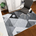 Office Chair Mat for Hardwood Floor, 60"x45" Easy Glide Computer Desk Mat Protector for Rolling Chair Under Desk Rug Nonslip Backing, Machine Wash, (Modern)