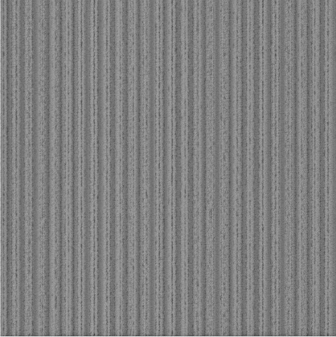 Ottomanson 3'11" x 5' Mud Mat Area Rug Scraper Carpet - Non-Slip, Dirt Trapping for Indoor & Outdoor Use - Ideal for Entryway, Garage, Kitchen, Patio & High-Traffic Areas, Gray