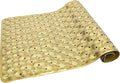 Bathtub Mat Non Slip with Suction Cups 15"x27" - Anti-Slip Shower Mat for Kids, Toddlers, and Seniors - Machine Washable Bath Tub Mat with Multiple Drainage Holes (Gold)
