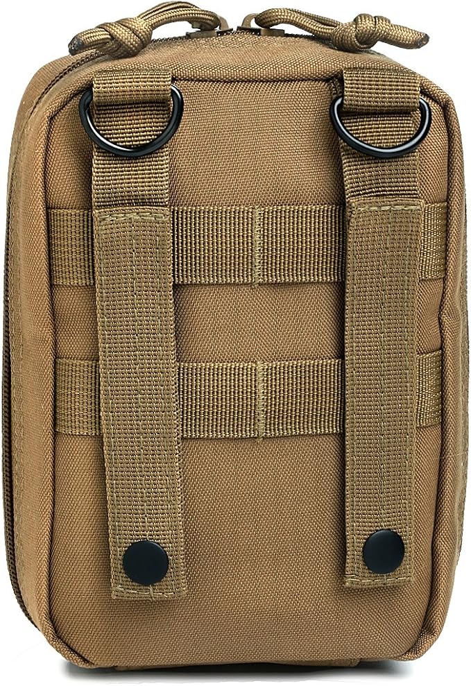 Orca Tactical First Aid Molle Pouch - Heavy Duty IFAK Pouch - Empty Medical Pouch Ideal for Military Use EMTs Law Enforcement Camping and Hiking - Med Pouch for Optimal Organization