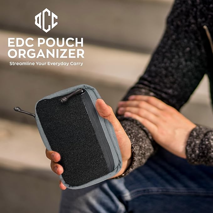 DAILYCARRYCO EDC Pouch Organizer - Everyday Carry Tool Pouch with Multiple Pouches, Essential EDC Gear