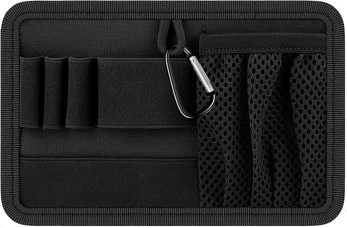 bvya Tactical Bag Insert Modular Panel Organizer Utility Admin Pouch Hook Fasteners for Gadgets
