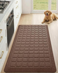 Color&Geometry 0.9 Inch Extra Thick Anti Fatigue Kitchen Floor Mat, High-Density Supportive Foam Standing Desk Mat, Waterproof Non-Slip Comfort for Sink, Office, Laundry, 20"x39", Brown