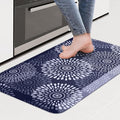 LuxStep Kitchen Mat Waterproof Kitchen Rugs for Floor Cushioned Anti-Fatigue Mat Non-Slip Standing Desk Mat Comfort Floor Mats for House Sink Office 17.3" x 28" Blue