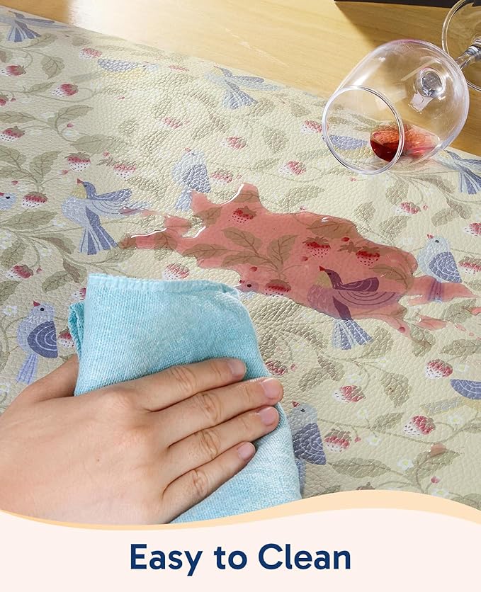 Ophanie Kitchen Mats for Floor, 3/4 Inch Thick Kitchen Rugs, 20x48 Anti Fatigue Standing Cushioned Mat, Waterproof,Comfort Ergonomic Mat for Office, Home, Sink, Bird Non-Slip Bottom