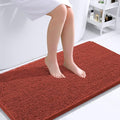 OLANLY Large Bathroom Rugs 40x24, Soft Absorbent Chenille Bath Rugs, Rubber Backing Quick Dry, Machine Washable Bath Mats for Bathroom Floor, Tub and Shower, Home Decor Accessories, Rustic Terracotta