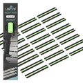 LifeGrip Anti Slip Traction Treads with Glow in Dark Stripe (24-Pack), 2" X 12", Best Grip Tape 80 Grit Non Slip, Pre-Cut Strips, Rounded Corners - Right Size and Ready to Use for Easy Application
