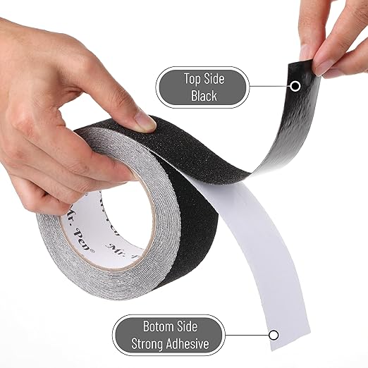 Mr. Pen- Grip Tape, 2 Inch, 23 Feet, Anti Slip/Non Skid Tape, Grip Tape, Friction Tape for Stair, Black Grip Tape Roll, Waterproof