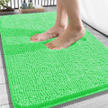 OLANLY Bathroom Rugs 34x21, Extra Soft Absorbent Chenille Bath Rugs, Rubber Backing Quick Dry, Machine Washable Bath Mats for Bathroom Floor, Tub and Shower, Home Decor Accessories, Mint Green