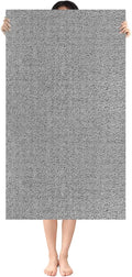 Shower Mat Non Slip: 55 x 31.5 Inch Extra Large Shower Mats for Inside Shower with Drain Hole - Soft PVC Loofah Anti Slip Shower Stall Mat for Walk-in Shower and Bathroom, Quick Drying