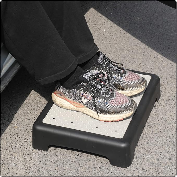 Fotree One Step Stool, Safety Step Platform for Senior ＆ Adults, Non-Slip Mobility Step Platform for Stair, Car, Bed, Chair, Shower, Bathtub, Outdoor, 3.5 Inch High Rise Stairs 440 Lbs Capacity