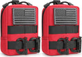 FRTKK 2 Pack Molle Pouches - Tactical Compact Water-Resistant EDC Pouch Bag Small Utility Pouch