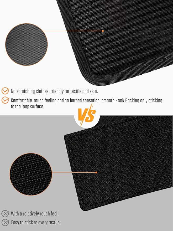 TACTICAL_GEEK EDC Organizer Board, Anti-Slip Elastic Woven Board, Utility Bag Insert Panel for Small Gear, Backpack Accessories (TCM11-M-Black)